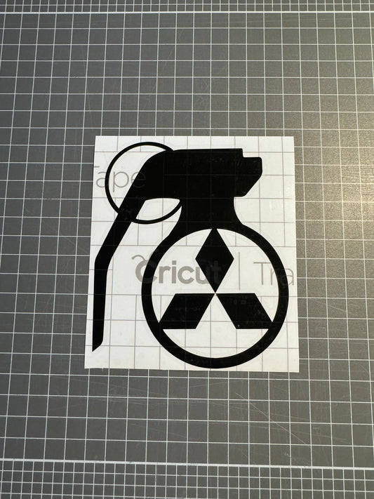 Mitsubishi Grenade Sticker