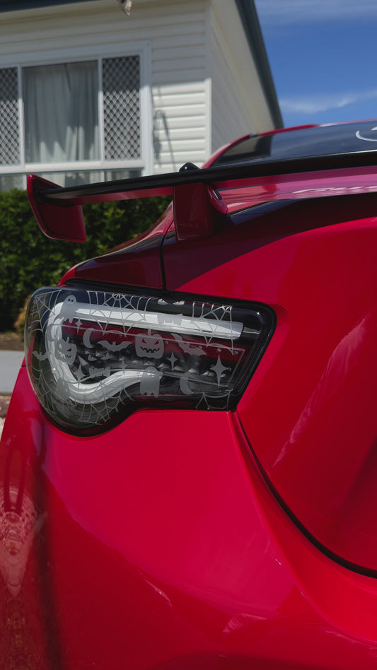 Halloween Frosted Glass Decal